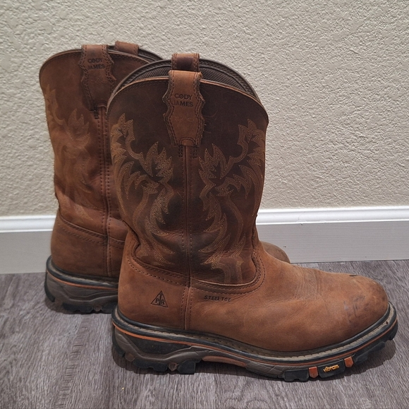 Cody James Other - Men's Brown Steel Toe Boots